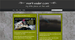 Desktop Screenshot of markvader.com